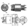 HOFFER 6646110 Solenoid Switch, starter